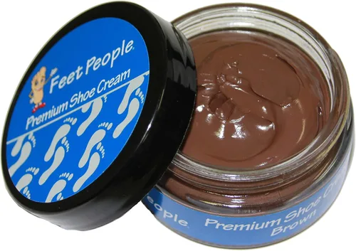 Vista 45 de FeetPeople Crema para zapatos prémium 1.5 Oz, varios colores!