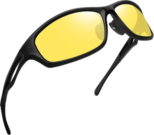 Vista 7 de Joopin Rectangle Sports Sunglasses Polarized UV400 Protection Wrap Around