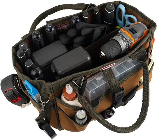 Vista 4 de Bucket Boss - Bolsa de herramientas Gatemouth Hopalong - Serie original (60088), 9 litros