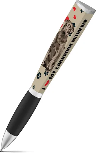 Vista 9 de I Love My Dog Bolígrafo Ballpoint para Cachorros (1 Bolígrafo, 3 Lados) Regalos para Mamá de Perro, Cumpleaños de Perro Bolígrafos Lindos