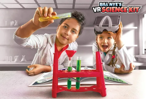 Vista 7 de Abacus Brands Bill Nye's VR Science Kit - Virtual Reality Kids Science Kit, Book and Interactive STEM Learning Activity Set
