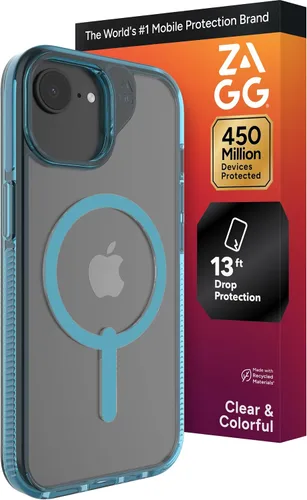Vista 24 de ZAGG Gear4 Santa Cruz Snap Case para Apple iPhone 14, protección contra caídas D30 de hasta 13 pies (4 m), compatible con carga inalámbrica, parte