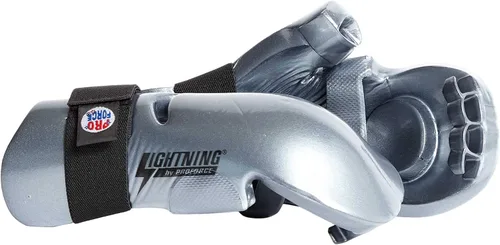 Vista 2 de ProForce Lightning Punches - Guantes de combate para karate/artes marciales Negro