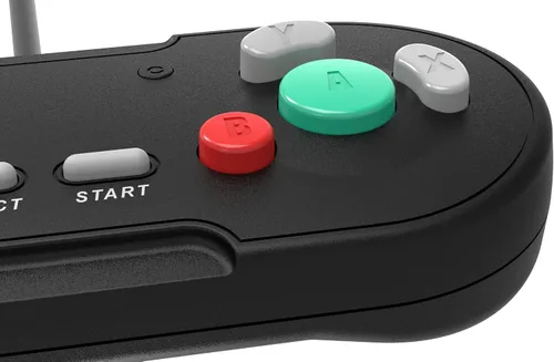 Vista 7 de Retro-Bit Legacy GC - Controlador con cable para Gamecube y Wii, color negro