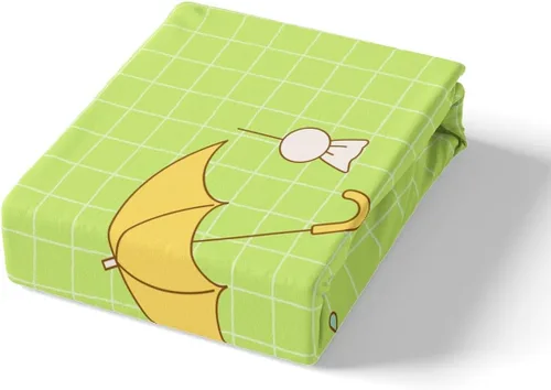 Vista 4 de Castle Fairy Juego de ropa de cama con diseño de rana, tamaño individual, funda de edredón de animales verdes de dibujos animados para niños