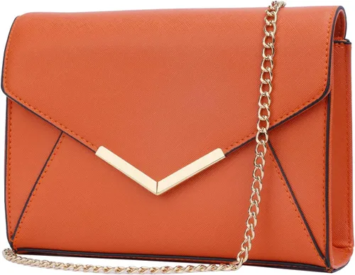 Vista 7 de KKXIU Bolso Clutch de Noche Tipo Sobre de Cuero Sintético Elegante para Mujer, Bolso Plegable para Fiesta, Boda, Graduación