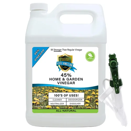 Vista 8 de Natural Armor Concentrado de fuerza industrial con 45% de vinagre, extra fuerte, 9 veces más fuerte que el vinagre normal