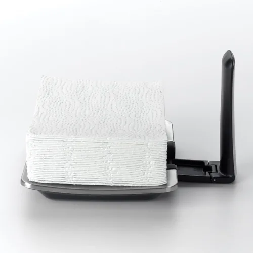 Vista 6 de OXO Good Grips – servilletero Simplypull, A, Plateado/Negro