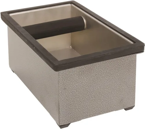 Vista 10 de Rattleware Caja de madera de arce, cubo de café expreso de acero inoxidable