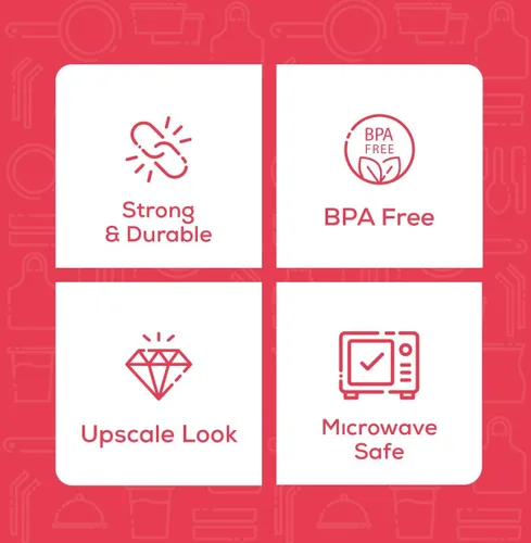 Vista 3 de Comfy Package [Paquete de 300] Cucharas de té de plástico transparente pesado con diseño grabado, utensilios desechables de plástico resistente