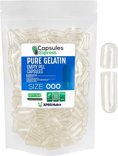 Vista 9 de XPRS Nutra Cápsulas vacías de tamaño 000 – 100 cápsulas de gelatina vacías transparentes – Cápsulas cápsulas vacías expresas – Relleno de cápsulas