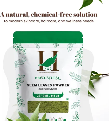 Vista 8 de H&C - Polvo de hojas de neem natural, 8.01 oz (1/2 lb)