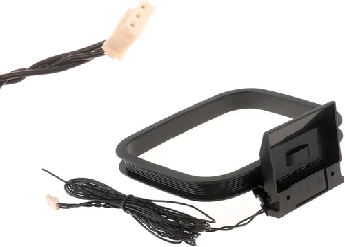 Vista 3 de Antena de bucle AM con mini conector de 3 pines compatible con radio interior Bluetooth receptor estéreo para el hogar AV AudioTheater