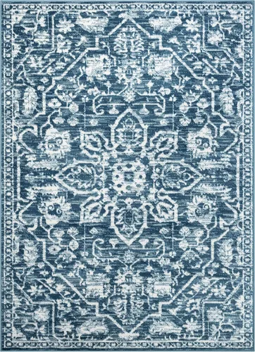 Vista 11 de Well Woven - Alfombra tejida estilo vintage con diseño de medallón, 68 x 120 cm