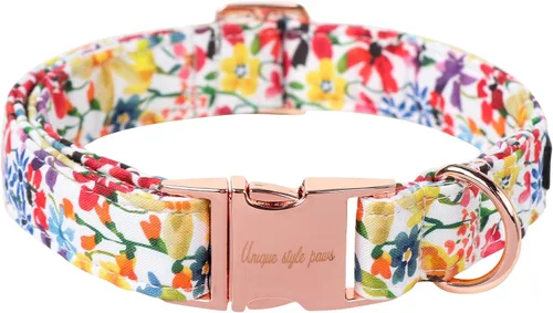Vista 64 de Unique style paws Collar de perro con hebilla de plástico con colgante, collar de cachorro para primavera y verano, traje de baño para fiesta