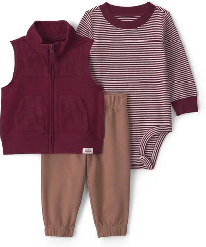Vista 30 de Carter's Baby Boys' 3-piece Bodysuit Pant Sets Construcción azul