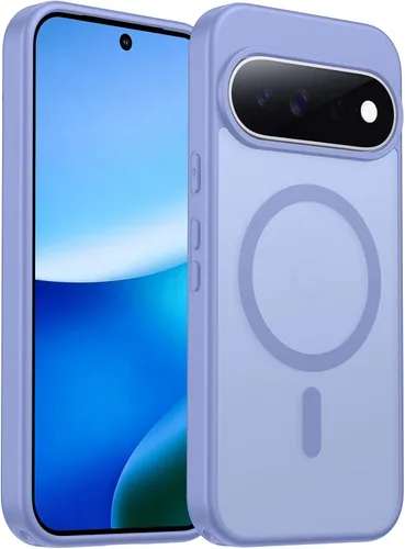 Vista 18 de SPIDERCASE Funda magnética para Google Pixel 9A, protección contra caídas de grado militar, delgada, translúcida, mate, a prueba de golpes