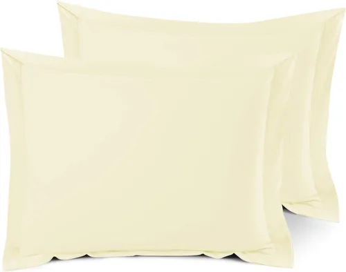 Vista 71 de Nestl Juego de 2 fundas tipo sham de almohada suaves - Fundas de almohada de microfibra de doble cepillado - Fundas de almohada de cama premium