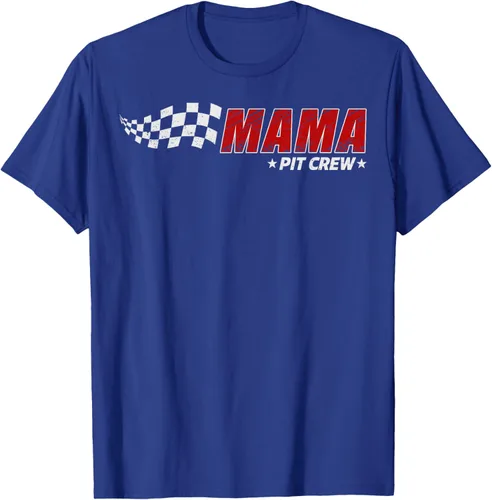 Vista 23 de Mama Pit Crew Race Car Birthday Family Matching Pit Crew Camiseta