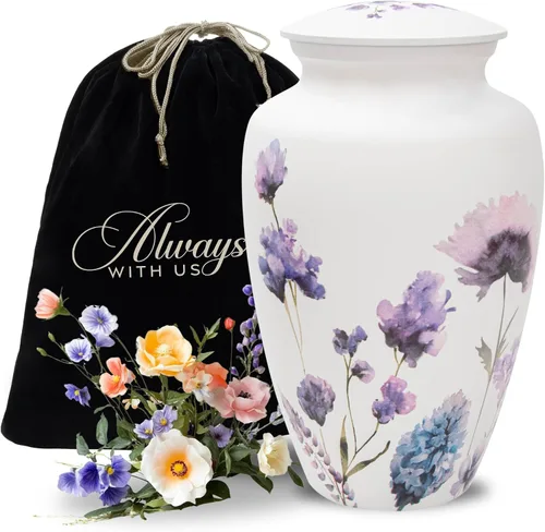 Vista 12 de Urnas de cremación para cenizas humanas para mujeres adultas Urna humana para cenizas para mujeres Decorativa para cremación, funeral, entierro
