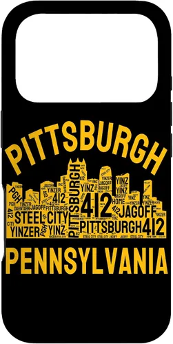 Vista 30 de Carcasa para iPhone 16 Pittsburgh Pennsylvania Steel City Skyline 412 Yinz Home