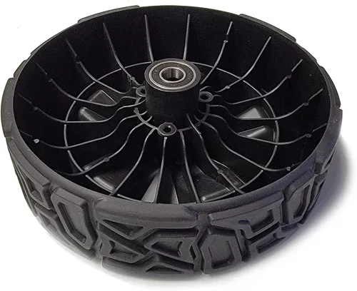 Vista 3 de Toro Paquete de 2 ruedas delanteras originales OEM para cortacéspedes Super Recycler de 21 pulgadas 21563 21564 21565 21565 21566 21566T 21566T