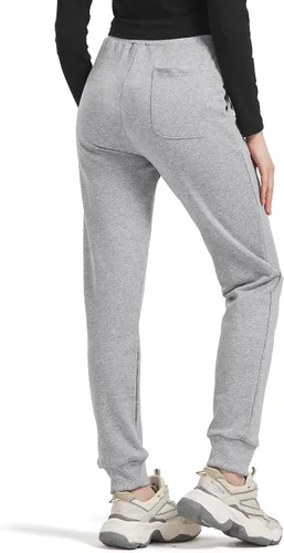 Vista 2 de Zylioo Pantalones deportivos altos para mujer, pantalones deportivos de algodón extra largos para mujeres altas, pantalones deportivos