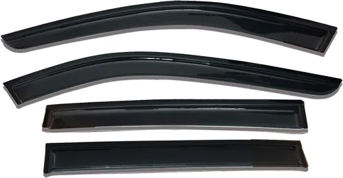 Vista 8 de Protector de lluvia solar para ventana de ventilación para Nissan Rogue 2014-2020, deflectores de viento (no compatible con Select & Sport)