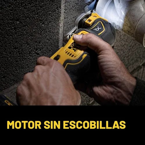 Vista 2 de DEWALT Multiherramienta oscilante de 20 V MAX XR, sin cables, motor sin escobillas de velocidad variable con luz LED, tiempo de funcionamiento