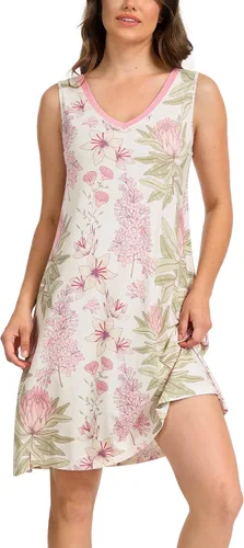 Vista 31 de GYS Cooling Bamboo Viscose Sleeveless Nightgowns for Women Aguamarina