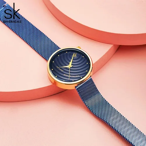 Vista 9 de SHENGKE Fashion Watch Simple Decent Casual Fashion Quartz Watch (Less is More) Watch