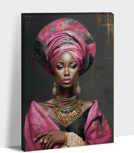 Vista 62 de Arte de pared afroamericano, decoración de rey y reina bailarín negro para sala de estar, arte de pareja de amor negro para dormitorio, lienzo