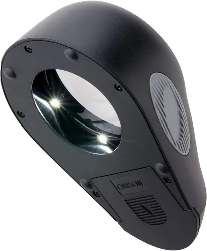 Vista 4 de Carson LumiLoupe Ultra 5x Lupa de lupa con luz LED con 3 ajustes de brillo (LL-88)