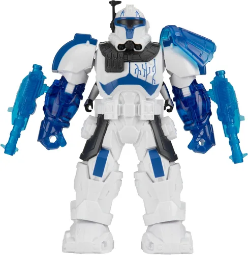 Vista 4 de STAR WARS Epic World of Action - Capitán Clon Rex Traje de Fuerza Mech, traje Mech de 6.5 pulgadas y figura de acción de 4 pulgadas, juguetes