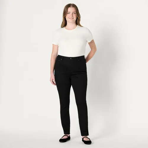 Vista 6 de Amazon Essentials - Jeans ajustados de tiro medio para mujer, altamente elásticos y versátiles