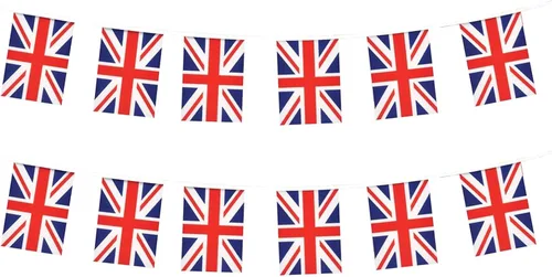 Vista 23 de Pequeña bandera estadounidense, mini bandera de Estados Unidos, decoración de banderines para desfiles, fiestas, aulas, jardines y festivales