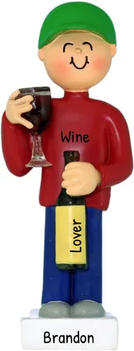 Vista 8 de Adorno personalizado en 3D de nuestra primera Navidad 2025 Adornos personalizados de muñeco de nieve para parejas, amantes del vino, adorno