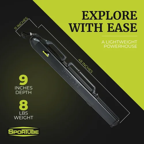 Vista 3 de Sportube Estuche de esquí serie 1 – Funda protectora de viaje para un par de esquís alpinos y equipo o dos pares de esquís nórdicos