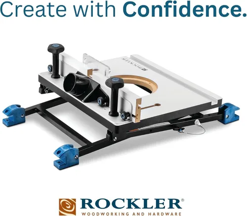 Vista 2 de Rockler Mesa de Router Convertible para Sobremesa – Routers Convertibles para Carpintería que se Adaptan a la Mayoría de Routers – Mesa de Router