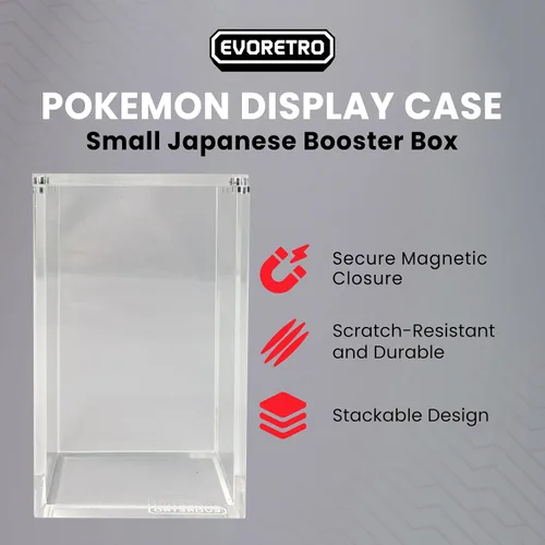 Vista 3 de Cajas de exhibición acrílicas para paquete especial de cajas de booster japonesas pequeñas, Pack de 1