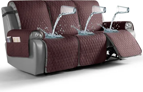 Vista 29 de TAOCOCO Funda reclinable 100% impermeable, antideslizante, lavable, con correas elásticas para las piernas, protector de muebles para perros