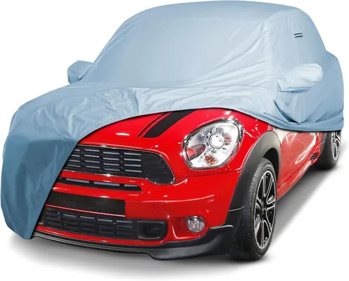Vista 27 de iCarCover Funda Premium para Automóvil 2008-2014 MINI Clubman Resistente al Agua para Todo Tipo de Clima, Ajuste Personalizado, Protección Completa