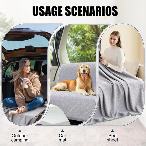 Vista 7 de Fundas impermeables para sofá modular en forma de L, 2 piezas, lavable, en forma de L, protector de muebles acolchado de jacquard para perros, Gris