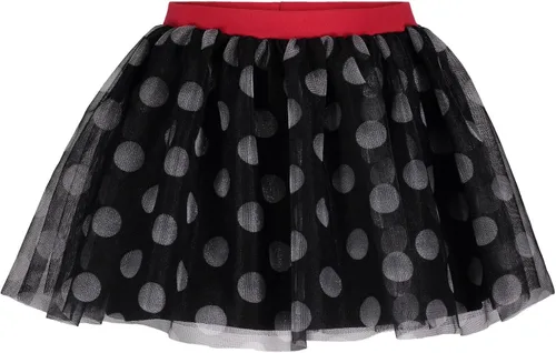Vista 3 de Disney Camiseta de Minnie Mouse, falda de tul y diadema de satén, conjunto de 3 piezas para bebés y niños grandes (12 meses - 10-12)
