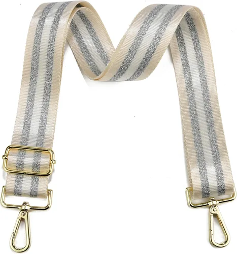 Vista 61 de LVYOUME Correa para bolso, accesorios plateados, correas anchas para bolsa, correa de hombro ajustable para bolsos