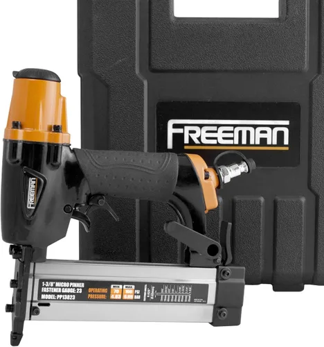 Vista 10 de Freeman PP123 Pinner neumático de calibre 23 de 1 pulgada con gancho para cinturón