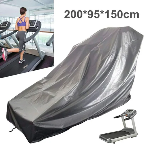 Vista 3 de Cubierta de cinta de correr impermeable de tela Oxford para exteriores, máquina de ejercicio para uso familiar