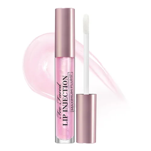Vista 40 de Too Faced Lip Injection Lip Plumper Hydrating Lip Gloss for Fuller-Looking Lips Original, Maximum Plump, Cooling Gloss & Plumping Click Formulas