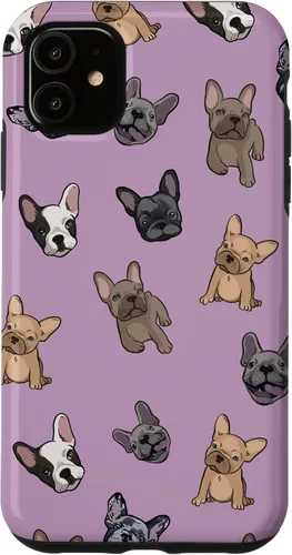Vista 8 de Linda funda de teléfono Bulldog francés para iPhone 17