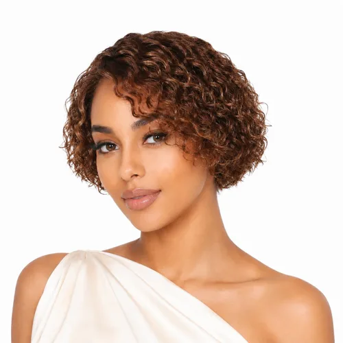 Vista 8 de Pelucas de cabello humano rizado profundo, parte lateral, encaje frontal precortado, encaje frontal para usar y llevar, peluca sin pegamento
